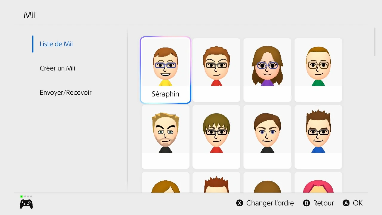 Éditeur Mii (Nintendo Switch 2)