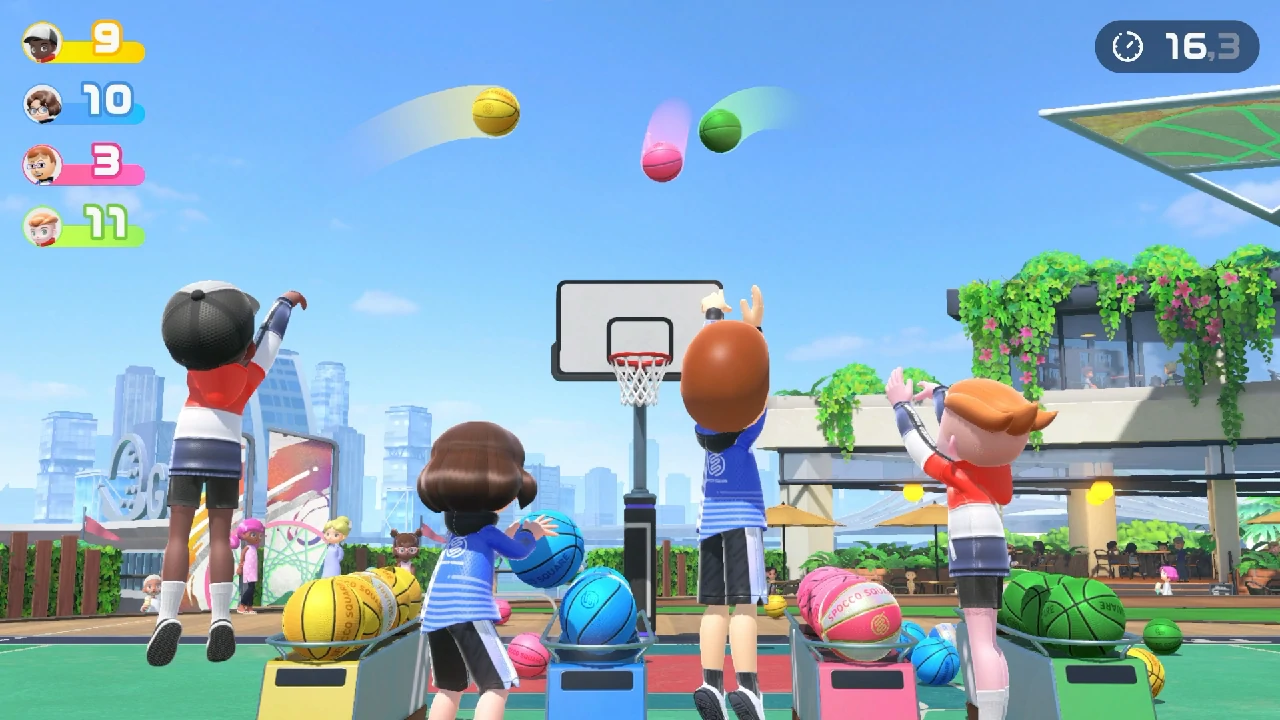 NSS - Gameplay Basketball (Bataille 3 points) 01