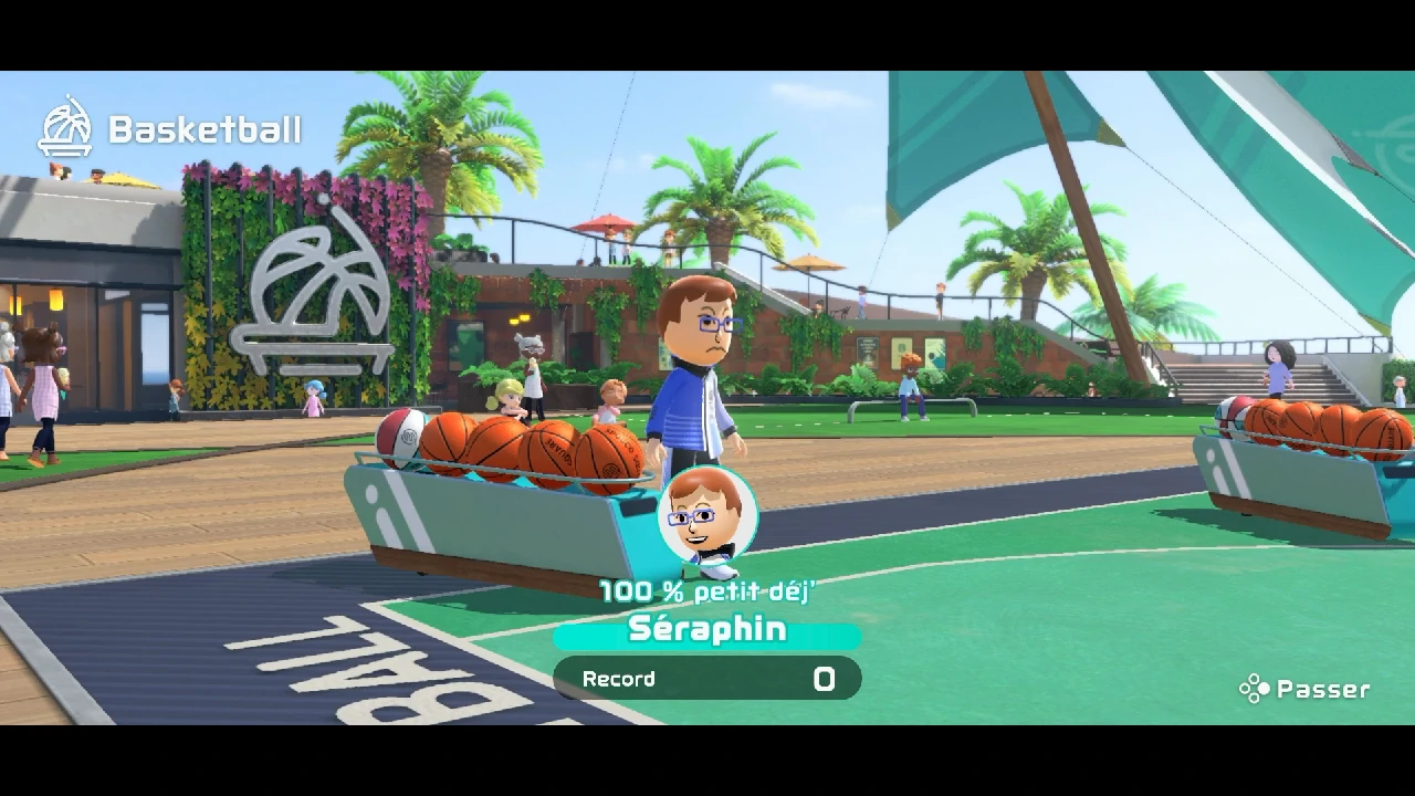 NSS - Gameplay Basketball (Défi 3 points) 01