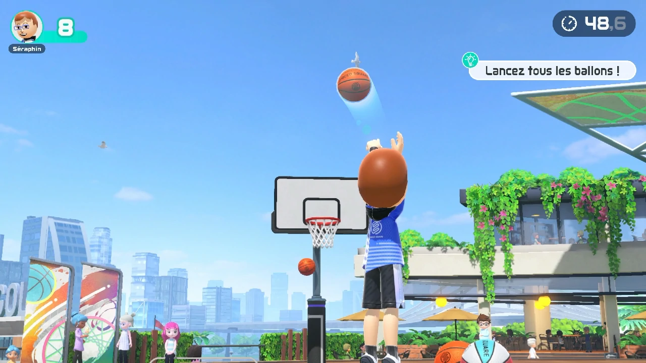 NSS - Gameplay Basketball (Défi 3 points) 02