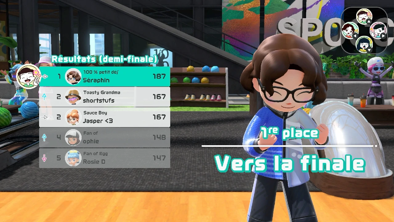 NSS - Gameplay Bowling (Bowling éliminatoire) 02