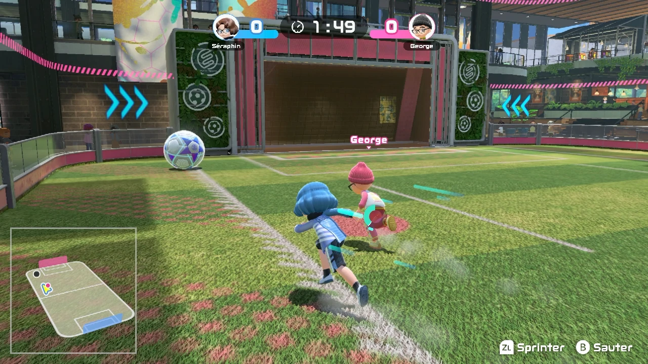 NSS - Gameplay Football (1 contre 1) 01