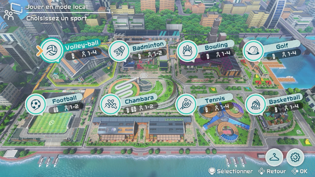 NSS - Menu principal