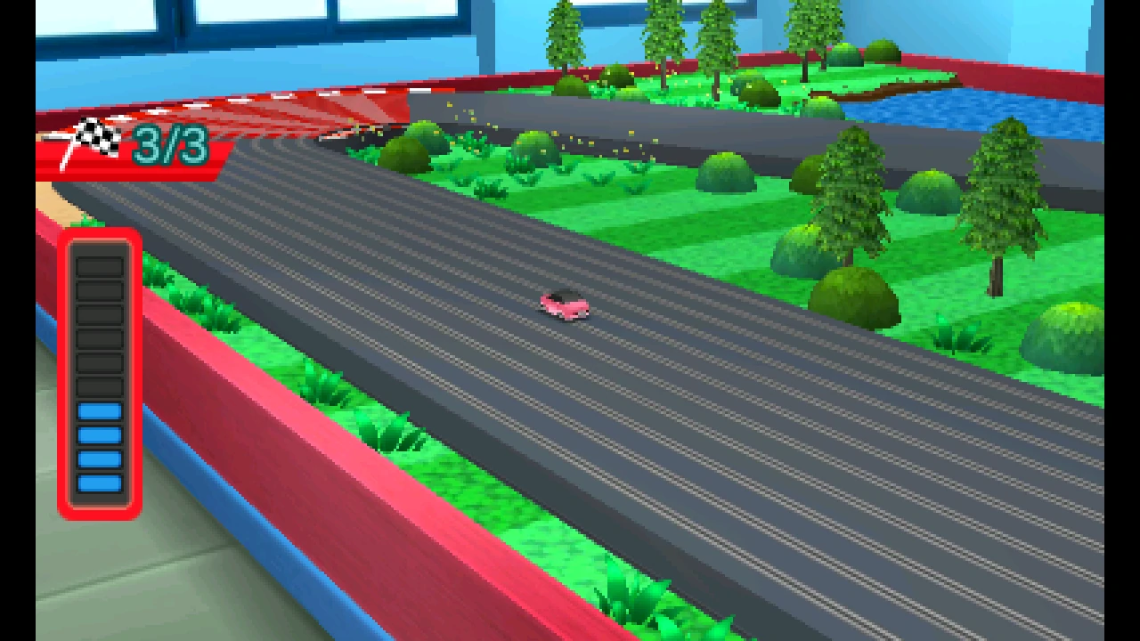 PMSP - Gameplay Jeux additionnels (Circuit automobile StreetPass) 01