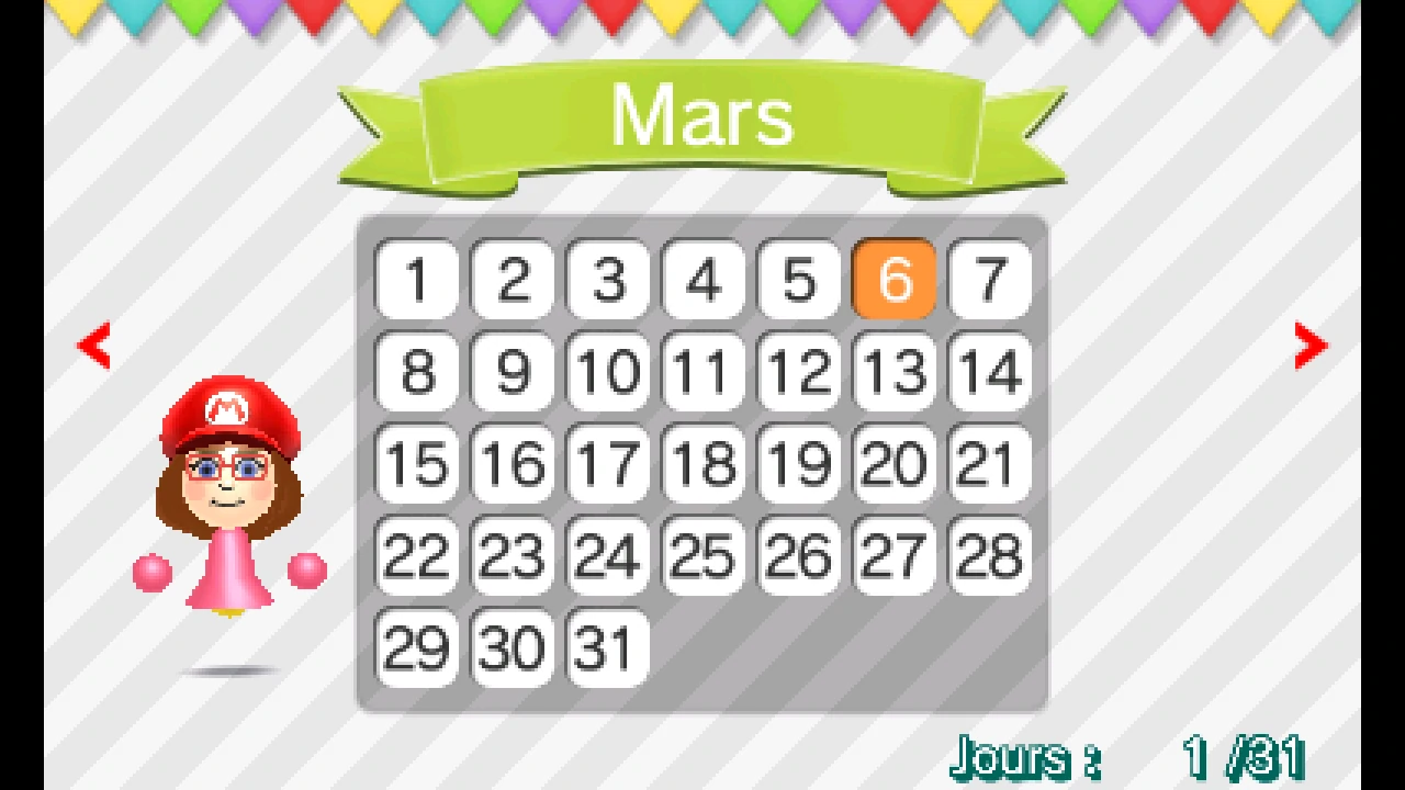 PMSP - Gameplay Place Mii (Calendrier StreetPass) 01