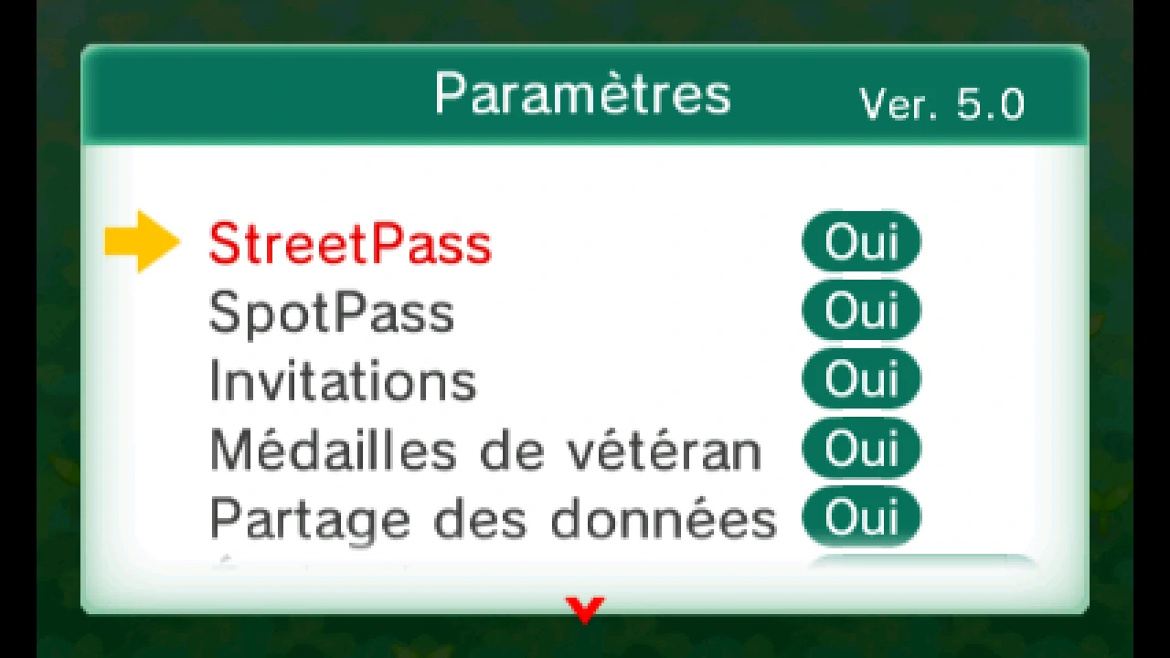 PMSP - Gameplay Place Mii (Paramètres) 01