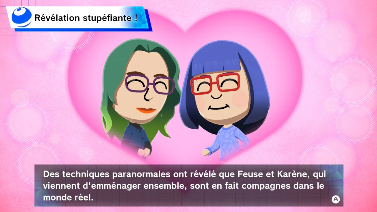 TLUVDR - Gameplay Principe et cheminement du jeu : Relations entre Mii 02