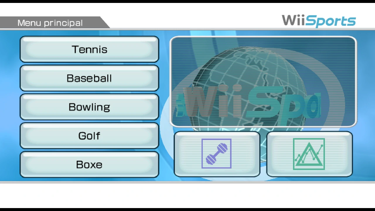 WS - Menu principal