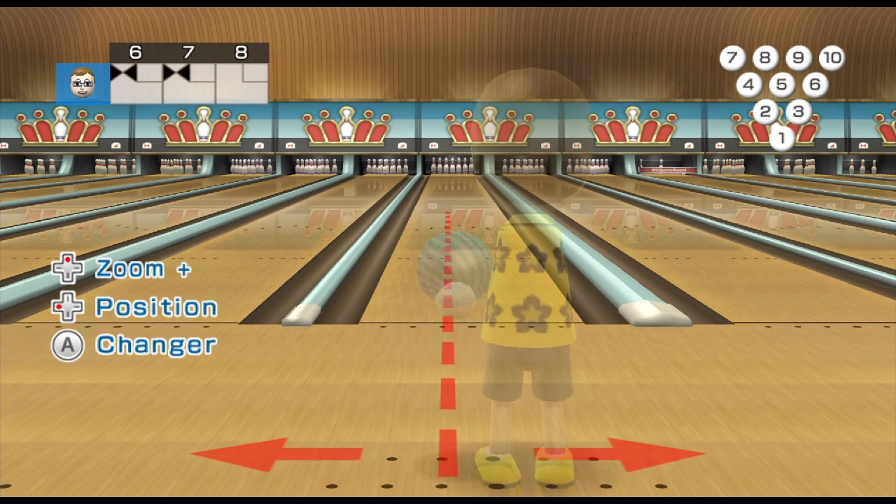 WSR - Gameplay Bowling (Jeu de 10 quilles) 02