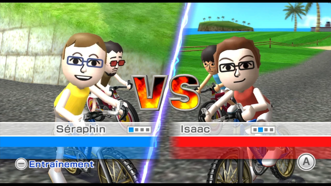 WSR - Gameplay Cyclisme (Course VS) 01