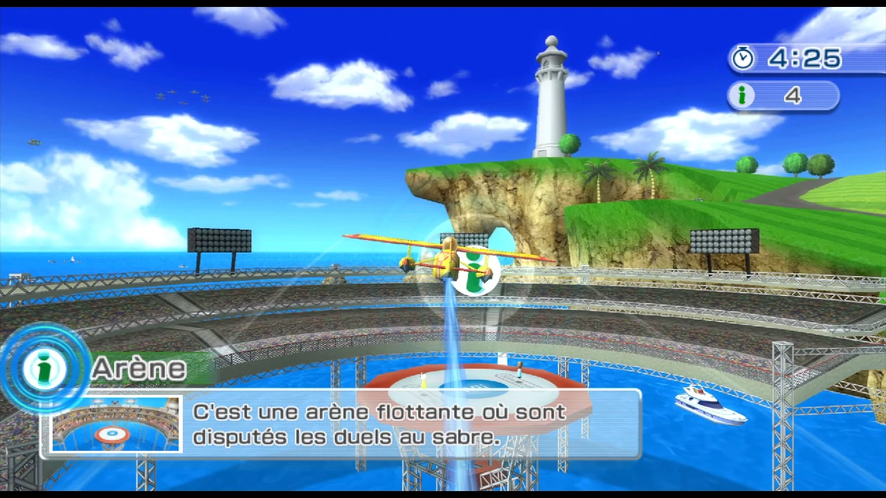 WSR - Gameplay Jeux aériens (Survol de l'île) 01