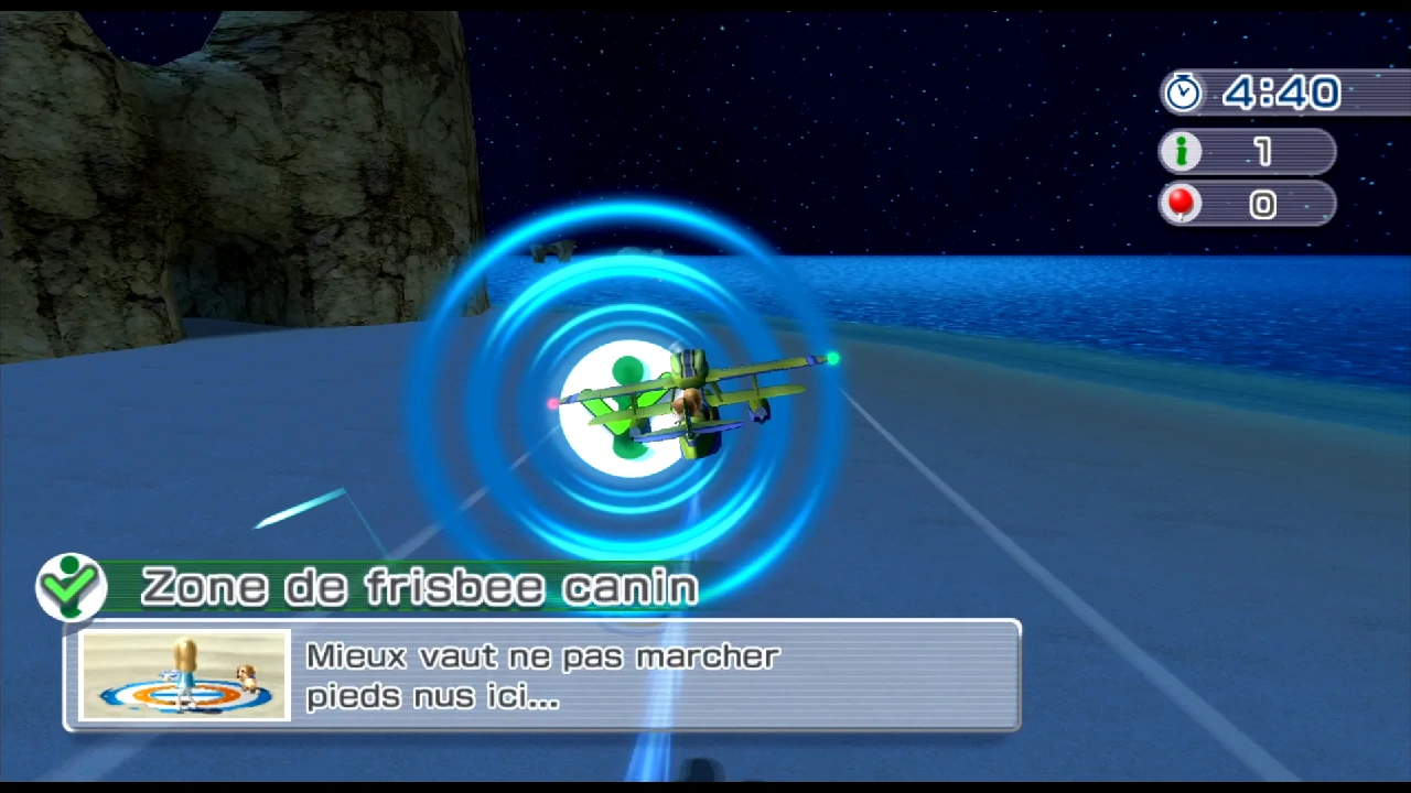 WSR - Gameplay Jeux aériens (Survol de l'île) 02