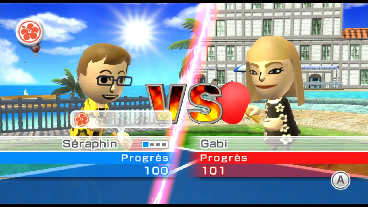 WSR - Gameplay Tennis de table (Partie) 01