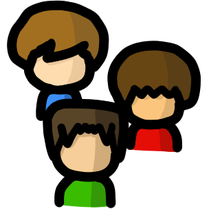 Représentation de 3 joueurs Mii